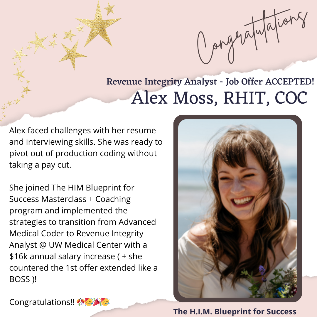 Alex Moss, RHIT, COC career win