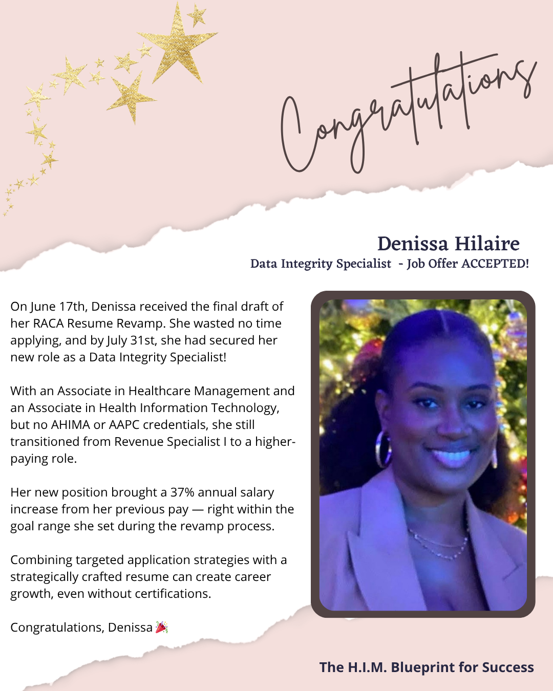 Denissa Hilaire career win