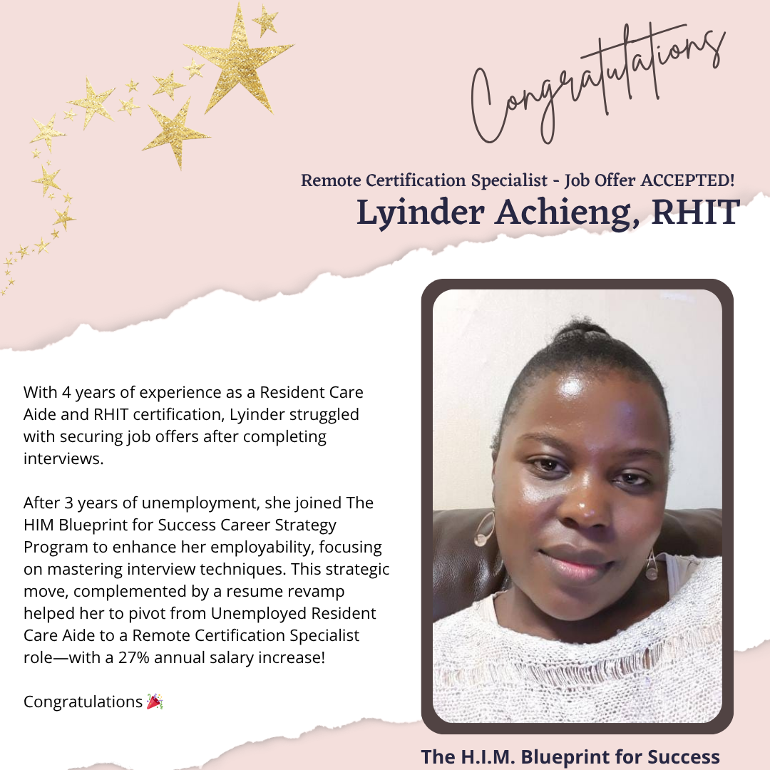 Lyinder Achieng, RHIT career win