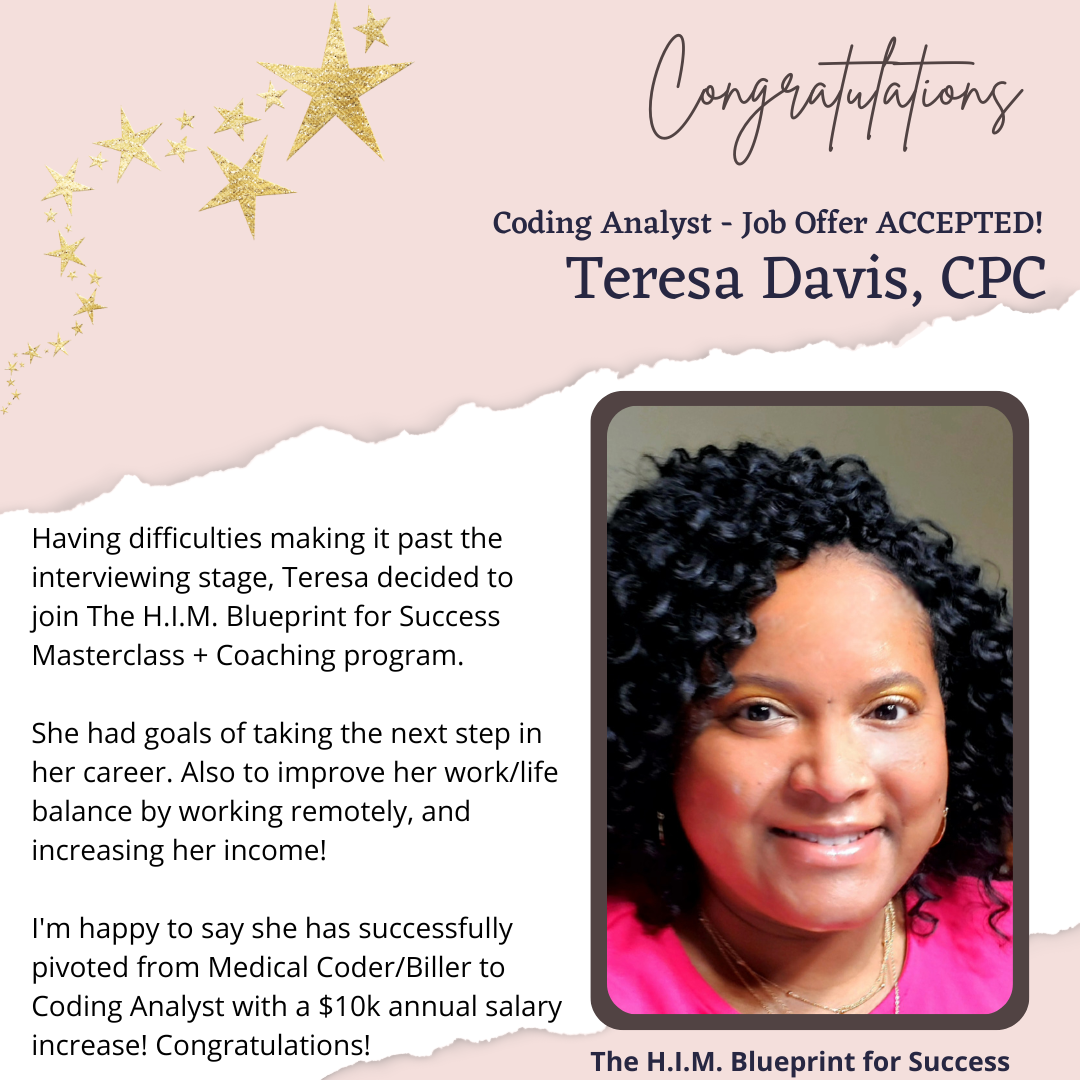 Teresa Davis, CPC career win